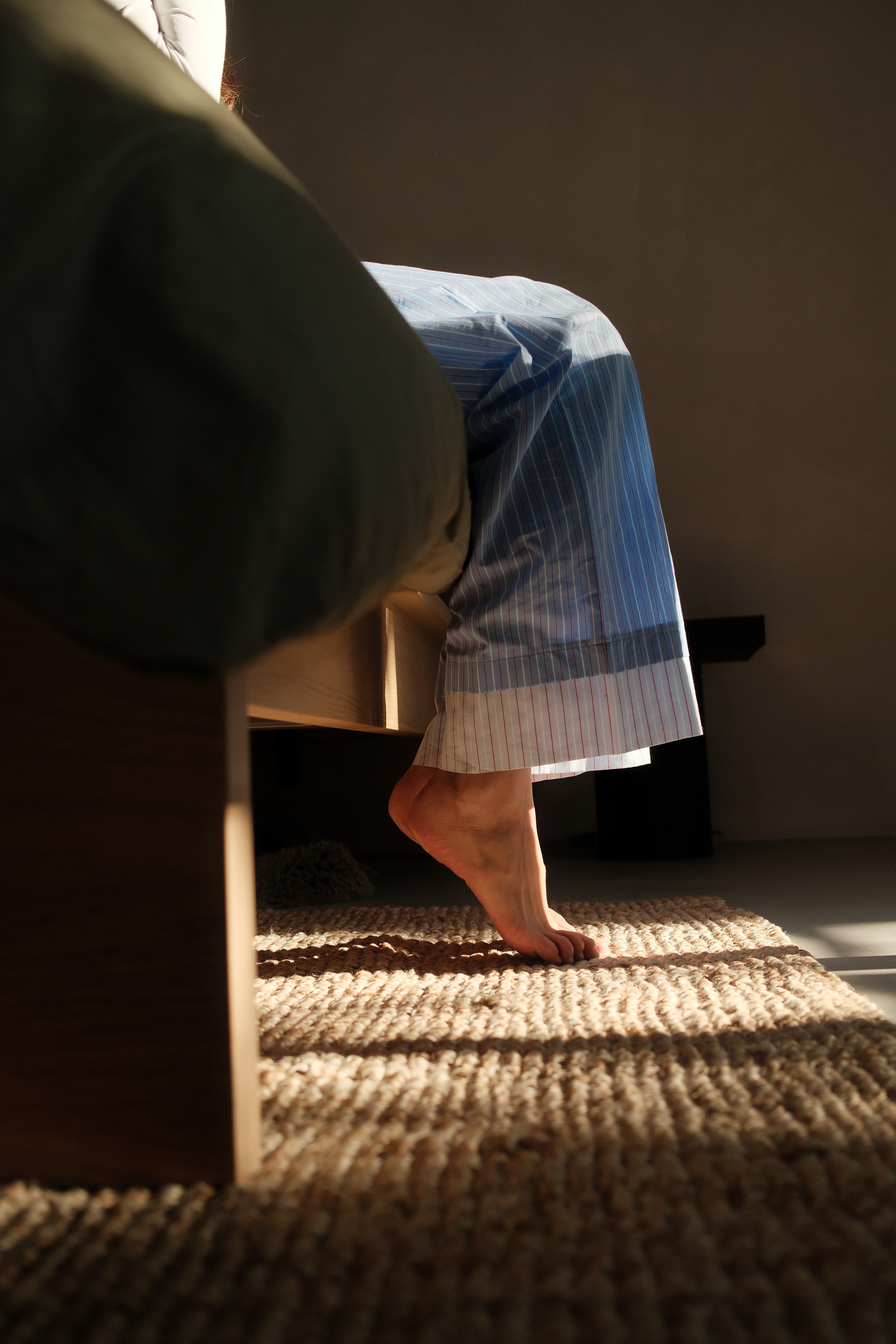 Cozy morning light, a quiet moment of self-care